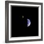 Earth and Moon in a Single Photographic Frame-null-Framed Photo
