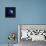 Earth and Moon in Outer Space with Rising Sun and Flying Meteorites-null-Framed Stretched Canvas displayed on a wall