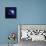 Earth and Moon in Outer Space with Rising Sun and Flying Meteorites-null-Mounted Art Print displayed on a wall