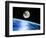 Earth And Moon-Julian Baum-Framed Premium Photographic Print