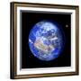 Earth And Moon-Detlev Van Ravenswaay-Framed Premium Photographic Print