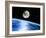 Earth And Moon-Julian Baum-Framed Photographic Print