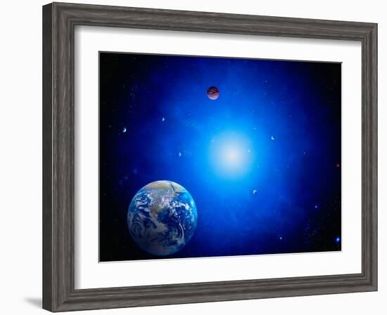 Earth and Sun-Ron Russell-Framed Photographic Print