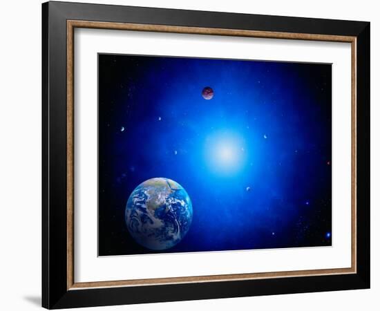 Earth and Sun-Ron Russell-Framed Photographic Print