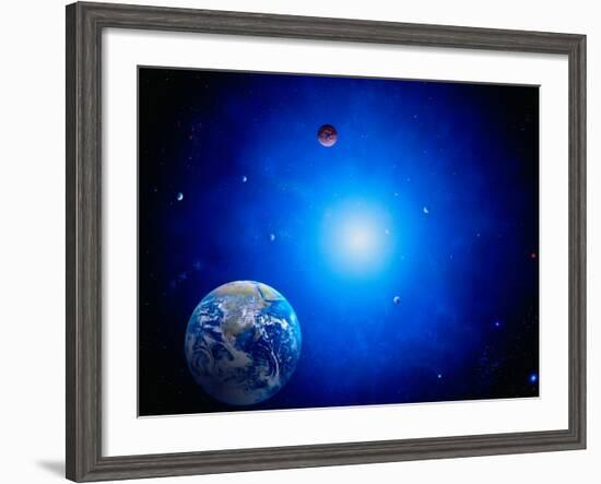 Earth and Sun-Ron Russell-Framed Photographic Print