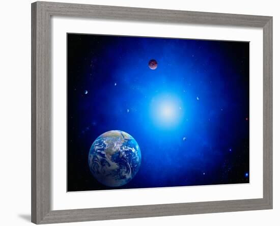 Earth and Sun-Ron Russell-Framed Photographic Print