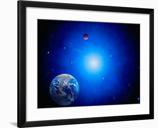 Earth and Sun-Ron Russell-Framed Photographic Print