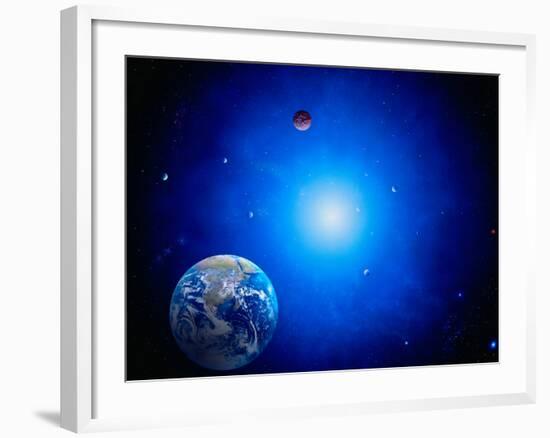 Earth and Sun-Ron Russell-Framed Photographic Print