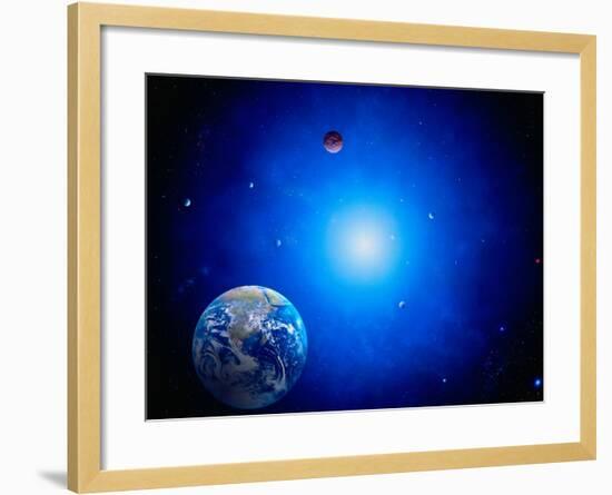 Earth and Sun-Ron Russell-Framed Photographic Print