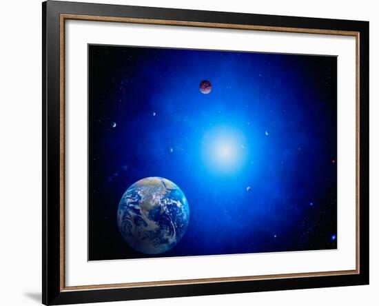 Earth and Sun-Ron Russell-Framed Photographic Print