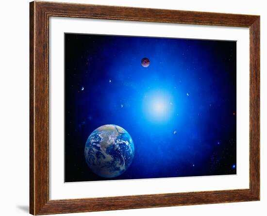 Earth and Sun-Ron Russell-Framed Photographic Print