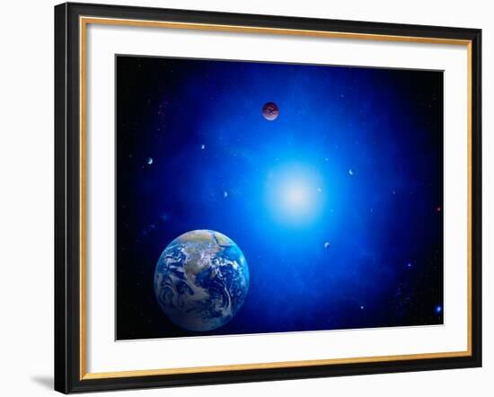 Earth and Sun-Ron Russell-Framed Photographic Print