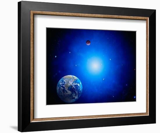 Earth and Sun-Ron Russell-Framed Photographic Print