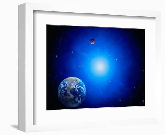 Earth and Sun-Ron Russell-Framed Photographic Print