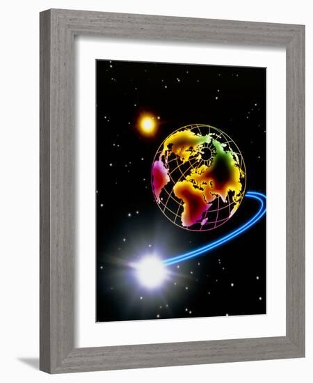 Earth Artwork-Tony Craddock-Framed Photographic Print