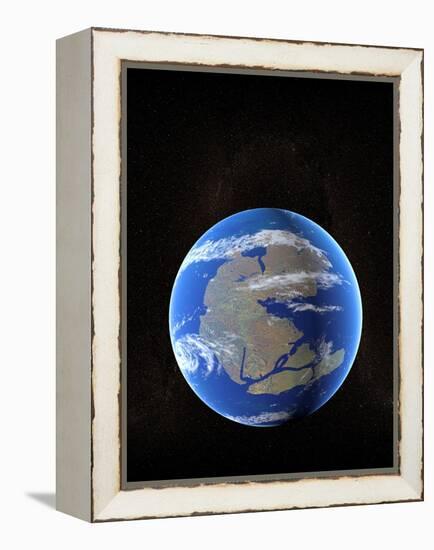 Earth At Time of Pangea-Christian Darkin-Framed Premier Image Canvas