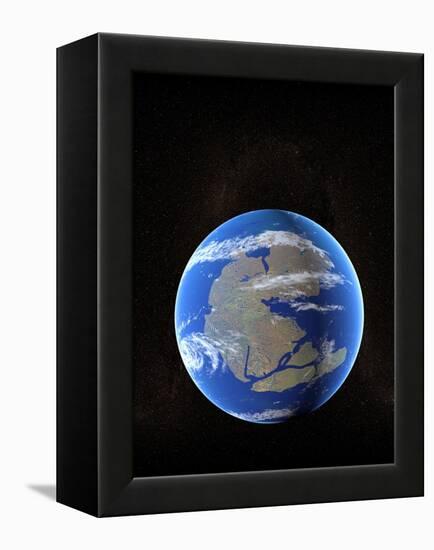 Earth At Time of Pangea-Christian Darkin-Framed Premier Image Canvas