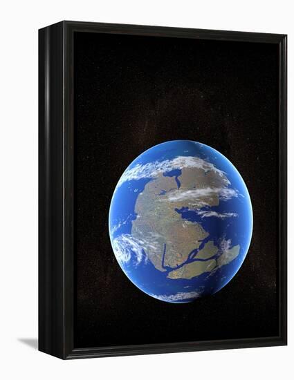 Earth At Time of Pangea-Christian Darkin-Framed Premier Image Canvas