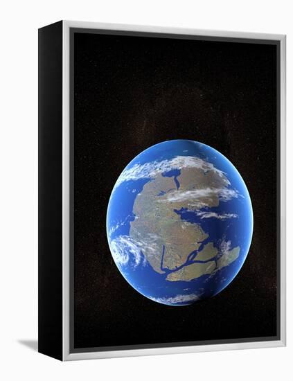 Earth At Time of Pangea-Christian Darkin-Framed Premier Image Canvas