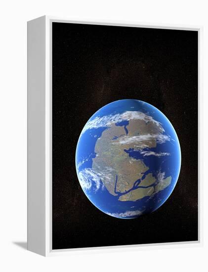 Earth At Time of Pangea-Christian Darkin-Framed Premier Image Canvas