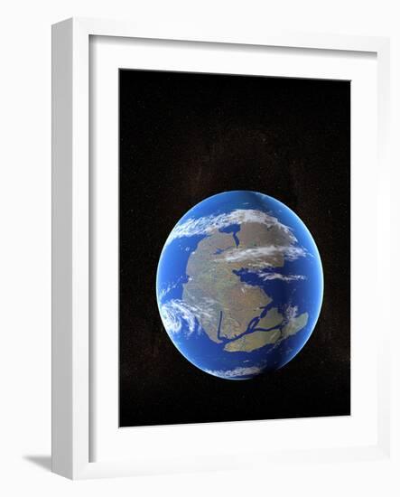 Earth At Time of Pangea-Christian Darkin-Framed Photographic Print