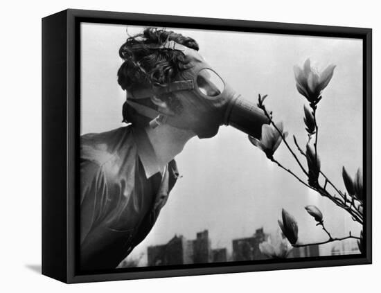 Earth Day, New York, New York, c.1970-null-Framed Premier Image Canvas