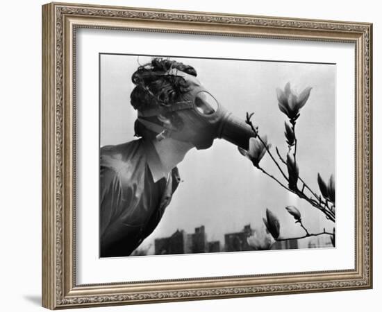 Earth Day, New York, New York, c.1970-null-Framed Photographic Print