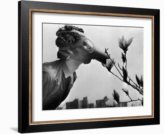 Earth Day, New York, New York, c.1970-null-Framed Photographic Print