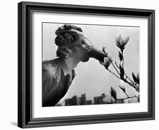 Earth Day, New York, New York, c.1970-null-Framed Photographic Print