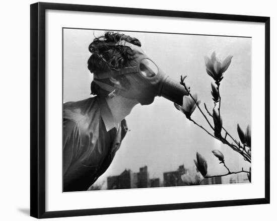 Earth Day, New York, New York, c.1970-null-Framed Photographic Print