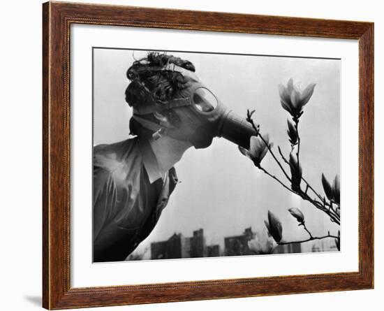 Earth Day, New York, New York, c.1970-null-Framed Photographic Print