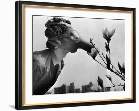 Earth Day, New York, New York, c.1970-null-Framed Photographic Print