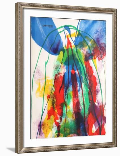 Earth Day-Paul Jenkins-Framed Collectable Print