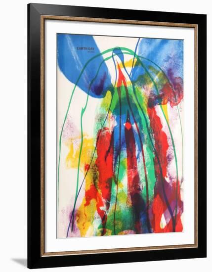 Earth Day-Paul Jenkins-Framed Collectable Print