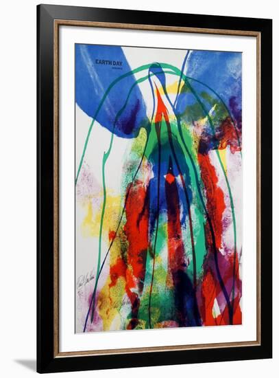 Earth Day-Paul Jenkins-Framed Collectable Print