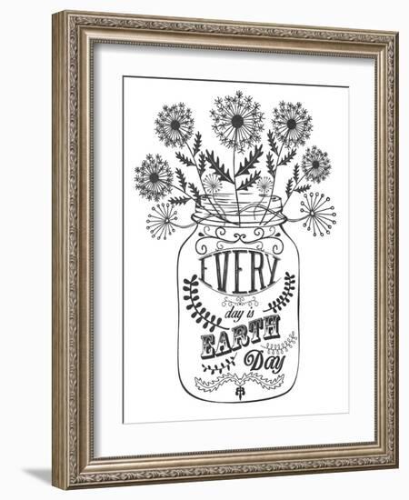 Earth Day-Erin Clark-Framed Giclee Print