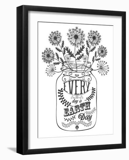 Earth Day-Erin Clark-Framed Giclee Print