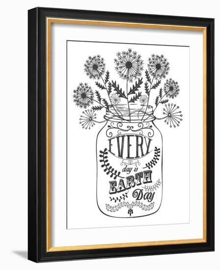 Earth Day-Erin Clark-Framed Giclee Print