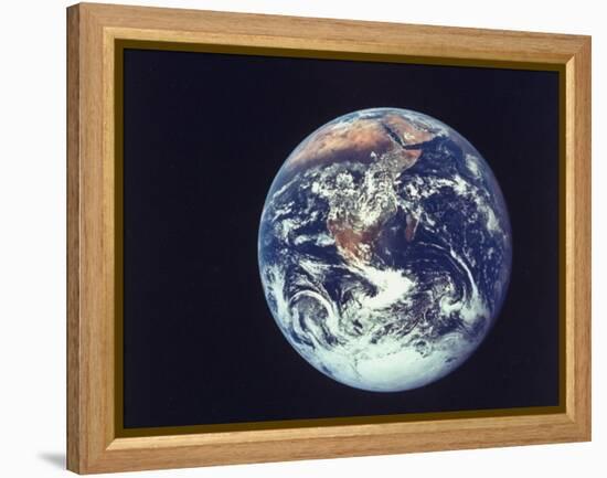 Earth from Aboard Apollo 17 Spacecraft-null-Framed Premier Image Canvas