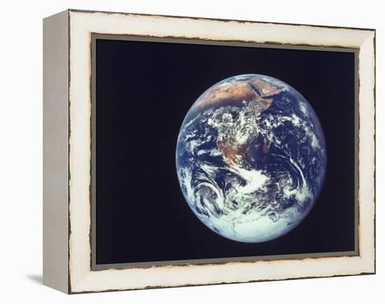 Earth from Aboard Apollo 17 Spacecraft-null-Framed Premier Image Canvas