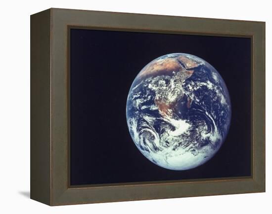 Earth from Aboard Apollo 17 Spacecraft-null-Framed Premier Image Canvas