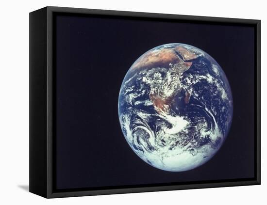 Earth from Aboard Apollo 17 Spacecraft-null-Framed Premier Image Canvas