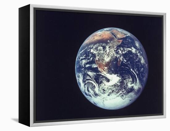 Earth from Aboard Apollo 17 Spacecraft-null-Framed Premier Image Canvas