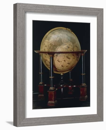 Earth Globe, 1635-Joan Blaeu-Framed Giclee Print