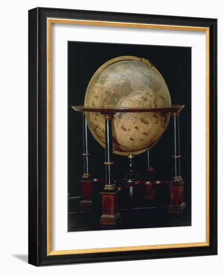 Earth Globe, 1635-Joan Blaeu-Framed Giclee Print