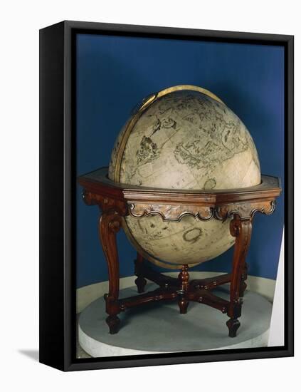 Earth Globe, 1688-Vincenzo Coronelli-Framed Premier Image Canvas