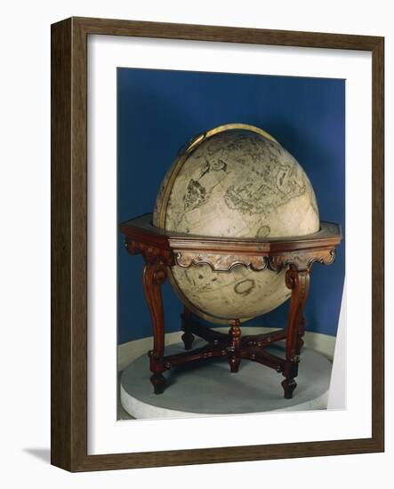 Earth Globe, 1688-Vincenzo Coronelli-Framed Giclee Print