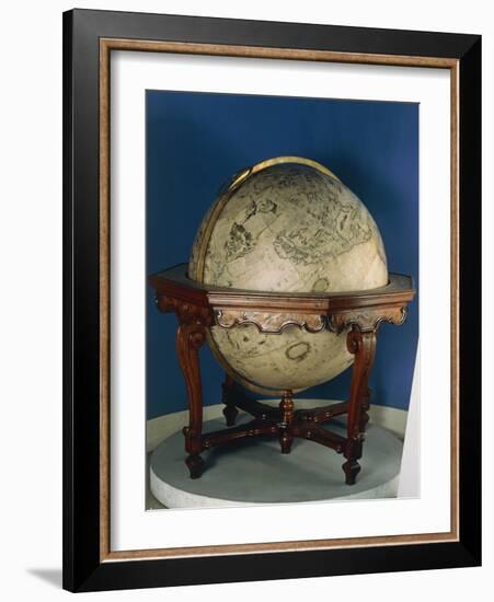 Earth Globe, 1688-Vincenzo Coronelli-Framed Giclee Print