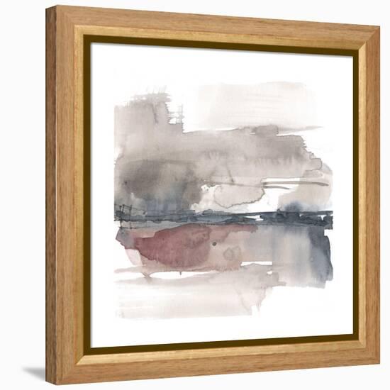 Earth Horizon V-Jennifer Goldberger-Framed Stretched Canvas