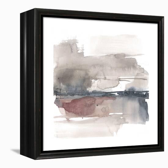 Earth Horizon V-Jennifer Goldberger-Framed Stretched Canvas
